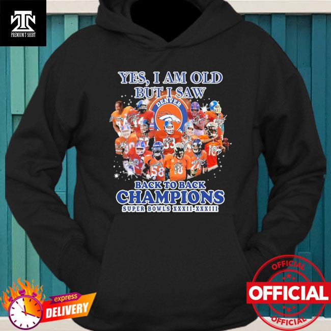 denver broncos old logo hoodie